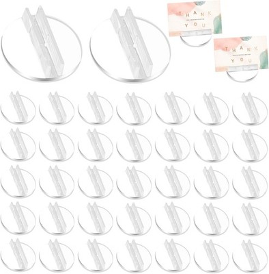 100 Pcs Card Holder Translucent Plastic Card Stands Board Game Props Miniature