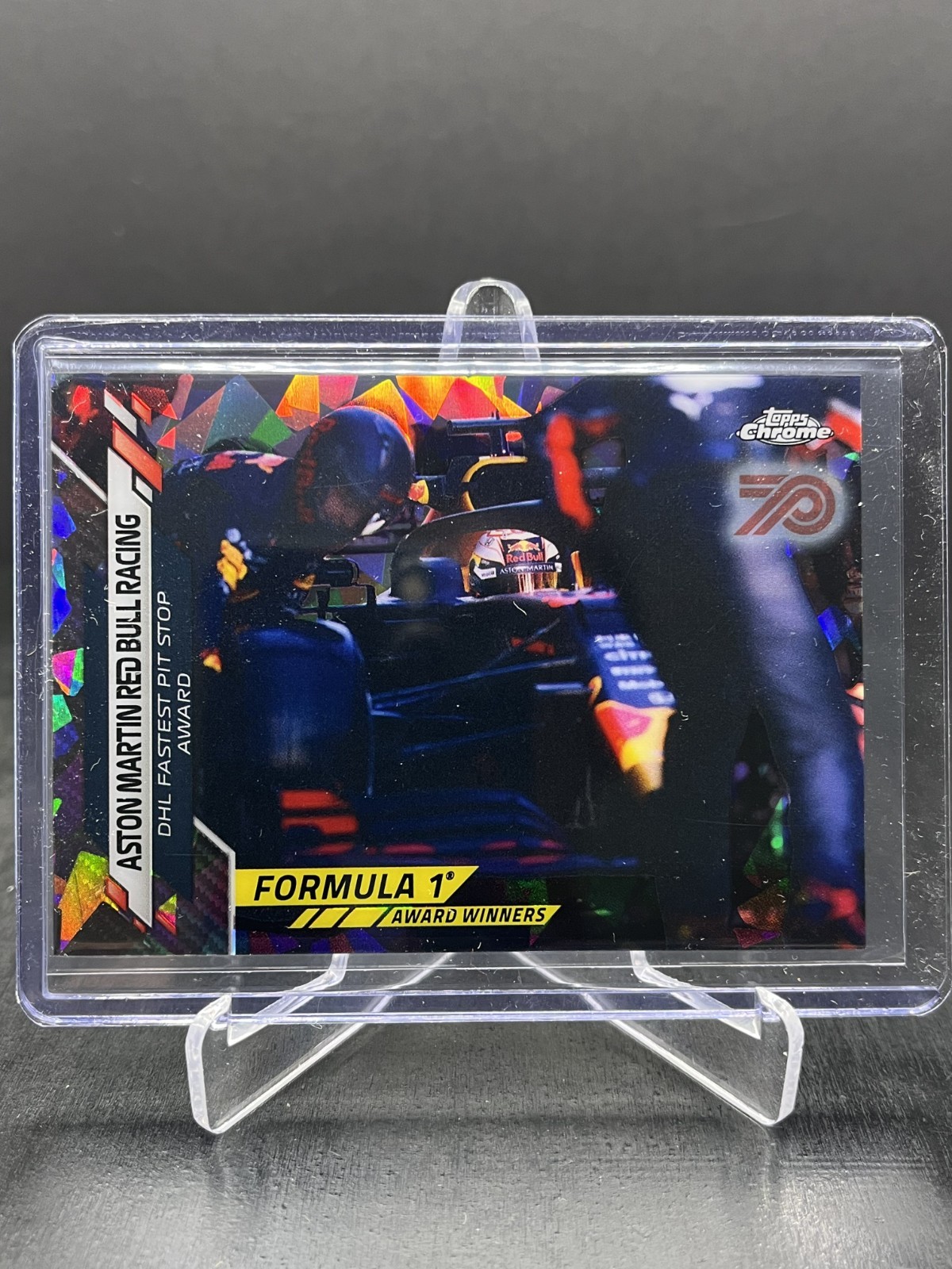 2020 Topps Chrome Sapphire F1 Red Bull 2019 Award Winners 70th Anniv 64/70 #194