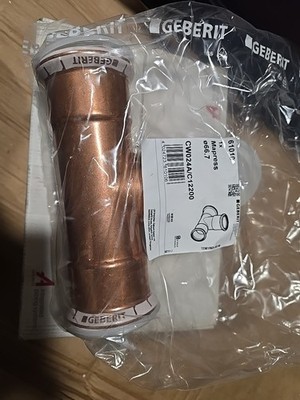 Geberit Mapress Kupfer T-Stück gleich 66,7 mm 61010