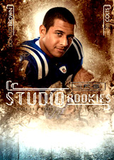 2009 Donruss Rookies and Stars STUDIO ROOKIES #24 Donald Brown RC Colts