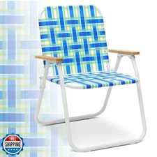 Sekey Camping Chair, Beach Chair for Adults with Highback, Folding Lawn Chair