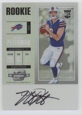 2017 Panini Contenders Optic Rookie Ticket RPS Nathan Peterman #108 Auto sc2