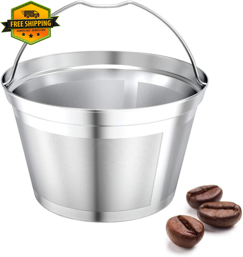 Reusable Coffee Filter for Bunn 8 10 12 Cup Stainless Steel Dishwasher Safe