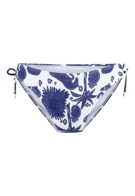 8206TSB LingaDore Damen Bikini Slip Hose mit Schnur blau weiß NEU Gr. 38 - 44