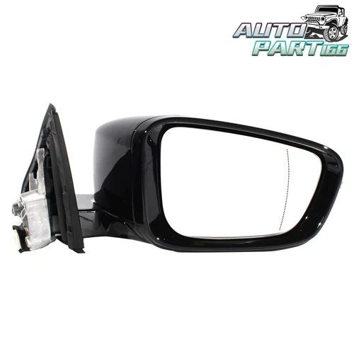 No Blind Spot 5Pins Right Mirror Blind Line Memory Black For BMW G20 G28