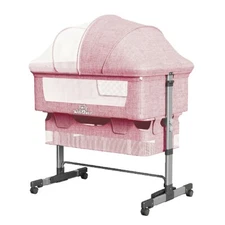 Baby Bassinet Crib Cot Sleeping Sleeper Bedside Cradle Bed Infant Portable New