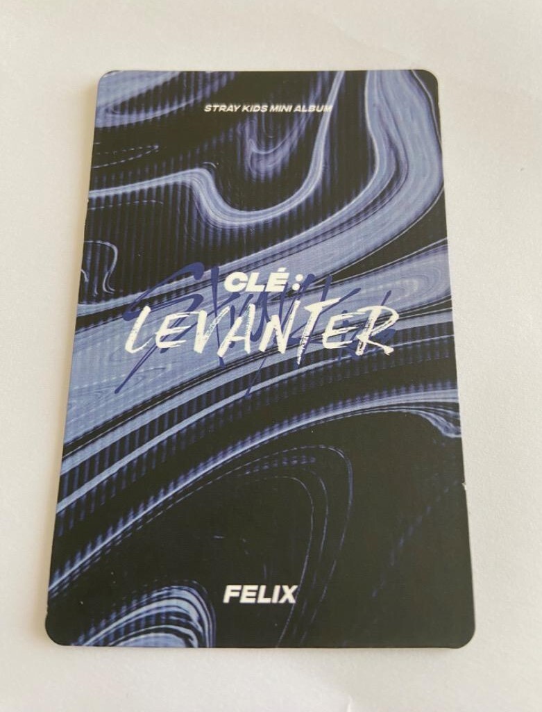 Stray Kids トレカ レンチキュラー フィリックス Levanter Stray Kids】Felix Levanter Lenticular Official Photo Card | eBay