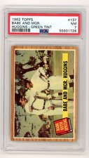 1962 Topps BABE RUTH SPECIAL #137 Yankees *GREEN TINT* PSA 7 NM Condition