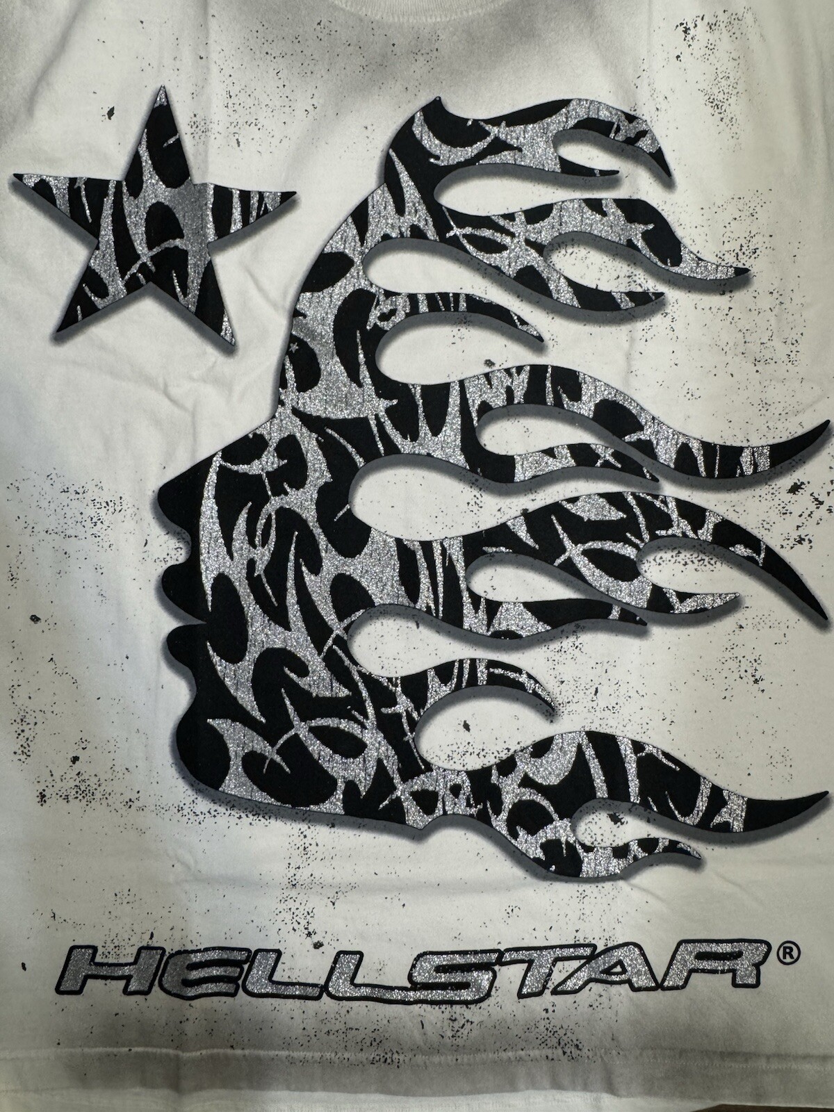 Large Authentic Hellstar Cap 10 Glitter Thorn Whi… - image 6