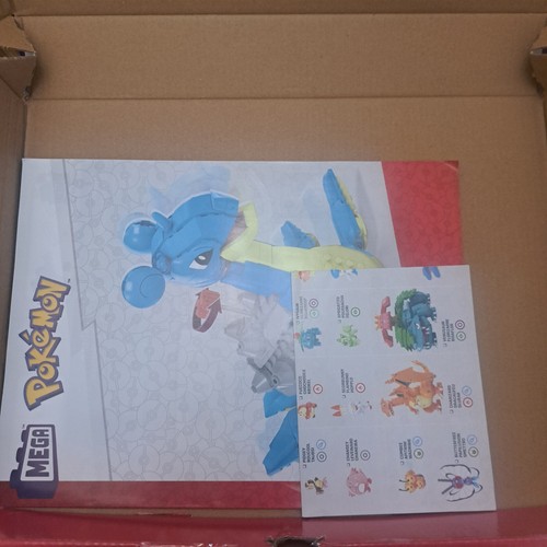 MEGA Pokémon Building Toys Set Lapras with 527 Pieces, New In Box - Picture 3 of 5