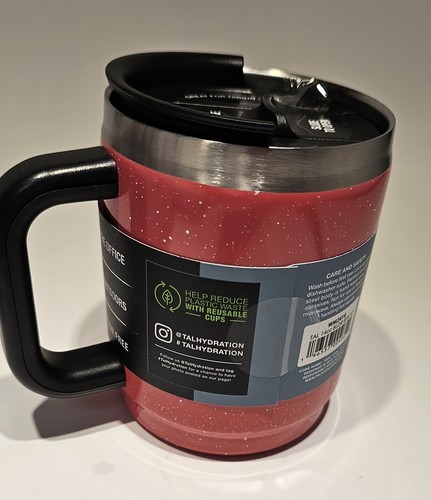 TAL 14oz Stainless Steel Boulder Coffee Mug Bright Pink Double-Walled SpillProof - 第 3/5 張圖片