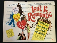 Isn't it Romantic (1948) Original Half Sheet Movie Poster - 28" x 22" EX