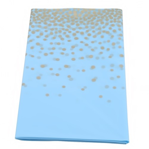 Anniversary Party Supplies Plastic Tablecloths Party Dining Gold Dot Confetti BB - Imagen 17 de 21