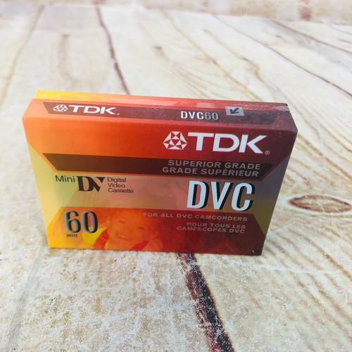 TDK DVC Mini Digital Video Cassette Superior Grade 60 Min Blank New - Picture 2 of 6