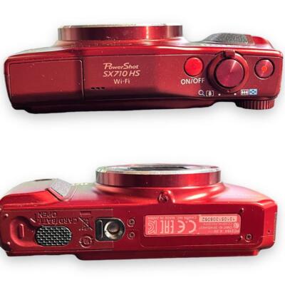 Canon PowerShot SX710 HS 20.3MP Compact Digital Camera Red Canon PowerShot SX710 HS 20.3MP Compact Digital Camera Red