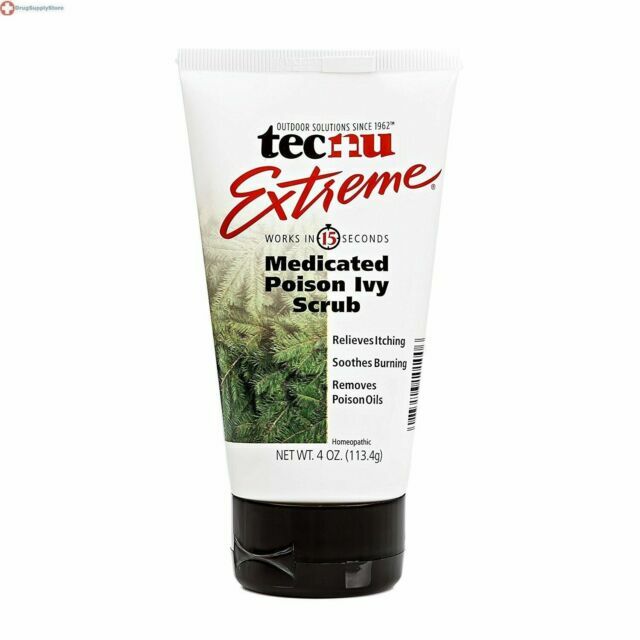 Tecnu Extreme Poison Ivy & Oak Scrub☆4oz Tube☆Brand New Factory Sealed!☆