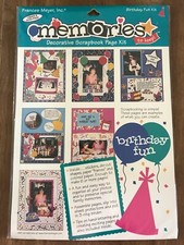 Frances Meyer Memories Decorative Scrapbook Page Kit Birthday Fun