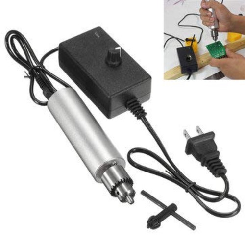 DC 6V-24V Mini Electric Hand Drill 385 DC Motor with JT0 Chuck Adjustable Speed - Picture 4 of 6