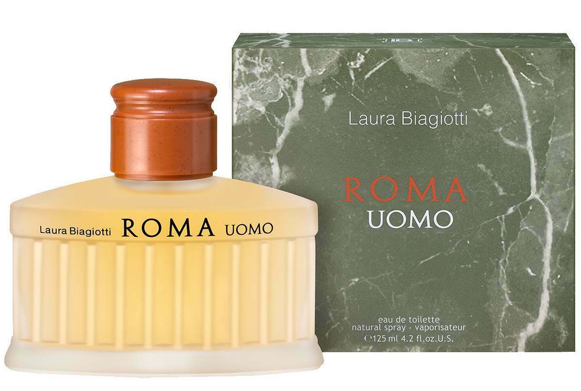 Laura Biagiotti Roma Uomo 125 ml, Eau de Toilette | Orientalisch-holzige Duftkomposition, Verführerische und würzige Noten, Ikonischer Flakon inspiriert vom Pantheon in Rom - Bild 3