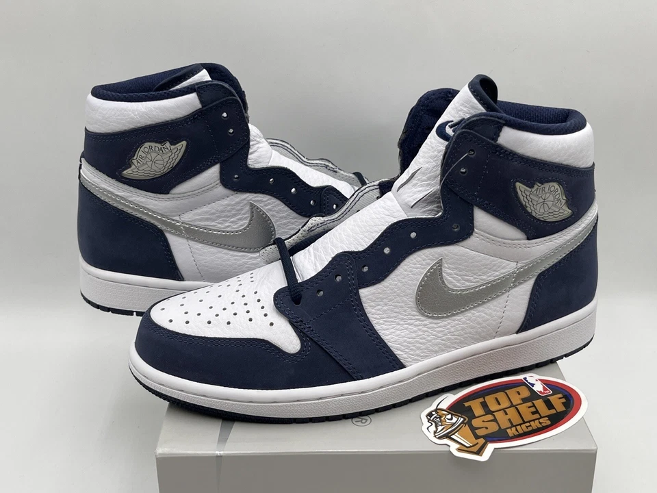 Nuevo Air Jordan 1 Retro Alto OG Co.jp Midnight Navy 2020 Talla 9 Auténtico Raro  Foto 2 de 4