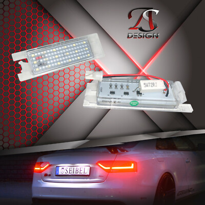 Premium LED Kennzeichenbeleuchtung für Ford KA Xenon Weiss