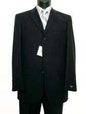 Zino COSTA men's dress size 54 Navy Blue Wool Elegant Complete Italy
