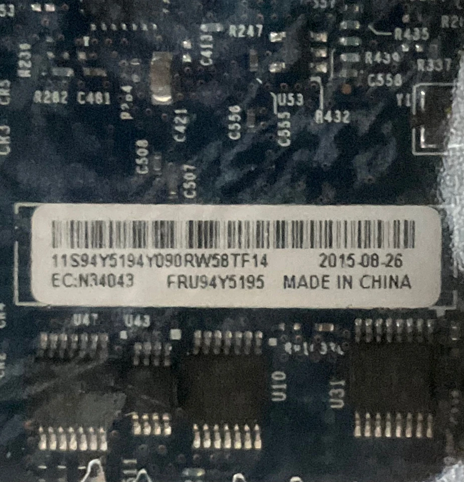 Emulex VFA5 ML2 Dual Port 10GbE SFP+ Adapter LENOVO 94Y5195 - Image 3 of 4