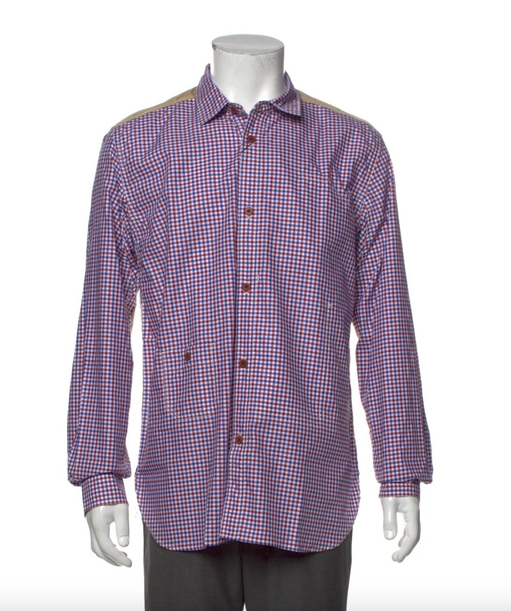 JUNYA WATANABE COMME DES GARÇONS MAN Plaid Print Long Sleeve Shirt 