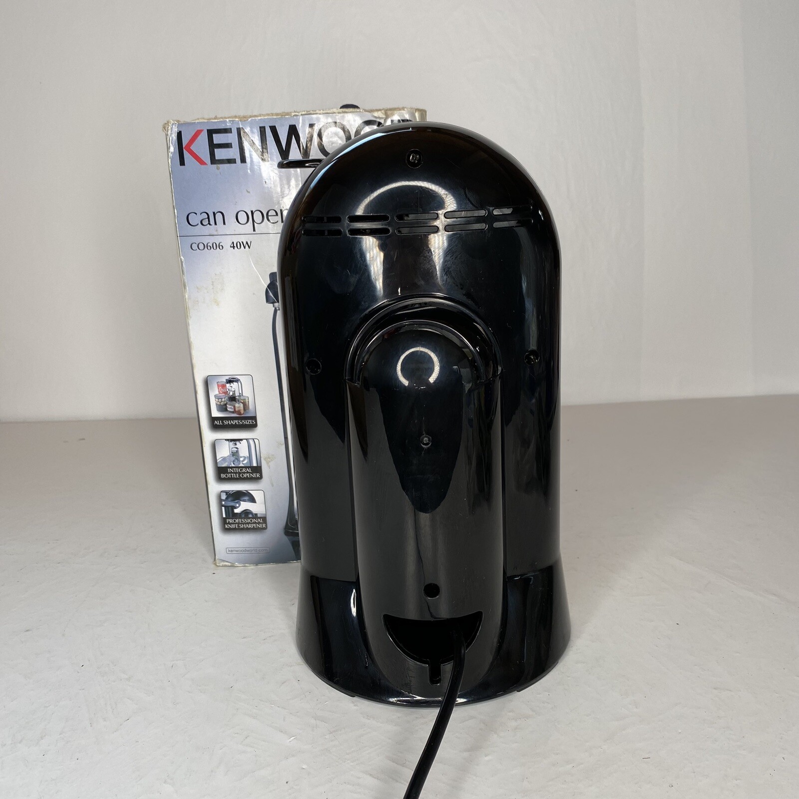 Kenwood Electric Can Opener CO606 Knife Sharpener Bottle Opener Good