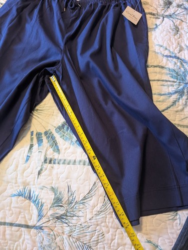 NWT Coral Bay 3X Dark Blue Long Capri Pants Ladies - Picture 6 of 8