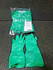 Pk/12 Ansell VersaTouch 37-646, Size 9 Nitrile Gloves Chemical Resistant