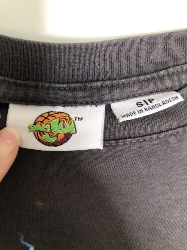 Space Jam Vintage 90s T Shirt Tasmanian TAZ Devil Looney Tunes Tee Size Small - Picture 4 of 6