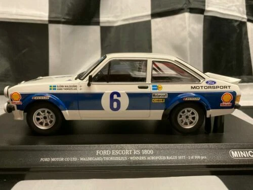 Modellini statici di auto da corsa Rally MINICHAMPS Scala 1:18 per Ford