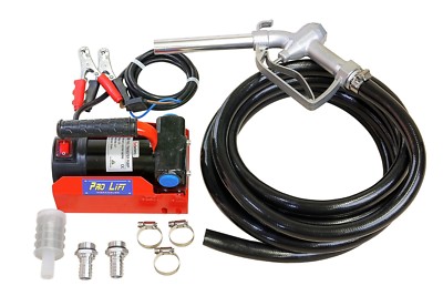 24V diesel pump, heating oil pump, gun and hose for mobile use W0275
