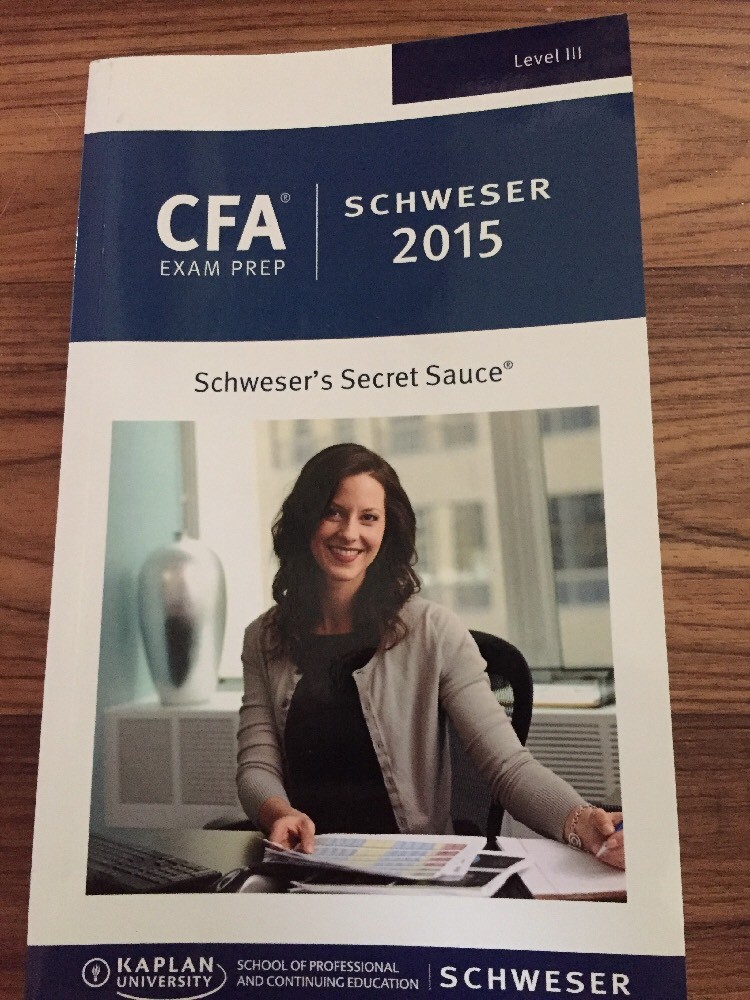 2015 Kaplan Schweser CFA Level 3(III) Exam: Secret Sauce Book-image