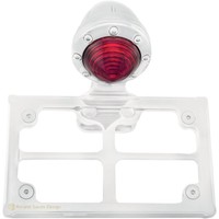 Rsd Chrome Horizontal Fender-mount Tail Light Tag Bracket For Harley Models on sale Rsd Chrome Horizontal Fender-mount Tail Light Tag Bracket For Harley Models on sale