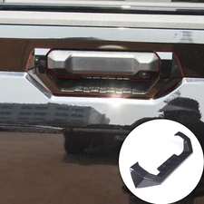 Carbon Fiber Rear Tailgate Handle Outer Cover Decor Frame Trim For Tundra 2022+