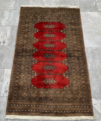Vintage Afghan Hand knotted Rug Boho Rug Bedroom Rug Home Decor Rug, 3x5 ft