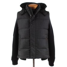 Moorer NWT Wool Hooded Down Jacket / Vest Siz...