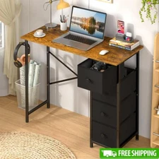 Computer Desk W/ 4 Drawers Office Study Writing 35.4'' Kids Durability New