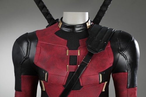 Lady Deadpool 3 Outfit Cosplay Costume Jumpsuit Wanda Wilson Mask Shoes Full Set - Picture 18 of 29
