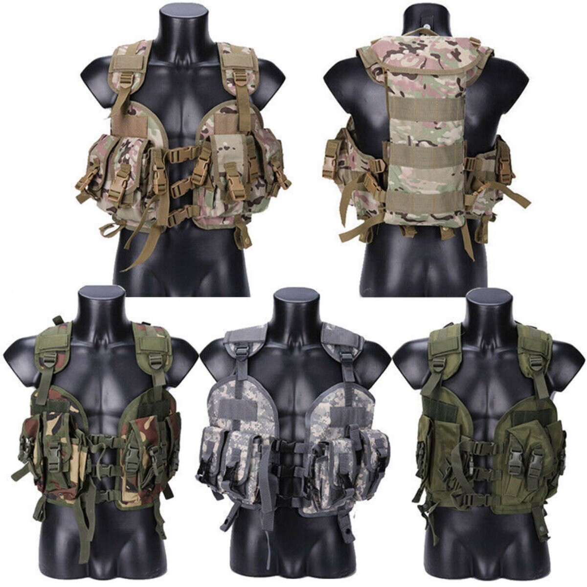 新品＊未使用＊UN3D BIG COLLAR FABRIC MIX VEST BIG COLLAR FABRIC MIX VEST