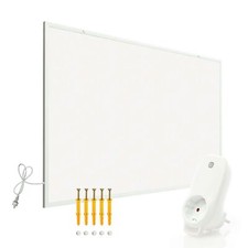 Wiltec Set Pannello radiante a infrarossi 520W Termostato Wifi Riscaldamento IR