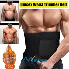 Waist Trimmer Belt Sweating Wrap Tummy Stomach Weight Loss Fat Burner Body Slim