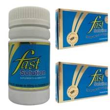 2 Fast Solution Suplemento  Natural  60 Caps 500  Exp 2026 Up