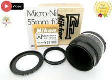 Read!【EXC+5 w/Box】Nikon Micro Nikkor 55㎜ F2.8 Ai-s MF Lens F Mount  From Japan
