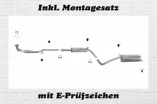 Auspuffanlage für Skoda Fabia I (6Y2,6Y3) 1.2 40/47KW Auspuff Montagesatz