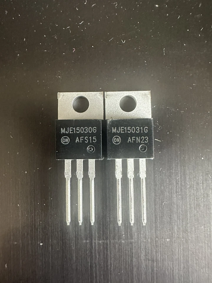 ON 1Paire MJE15030G + MJE15031G TO-220 MJE15030 MJE15031