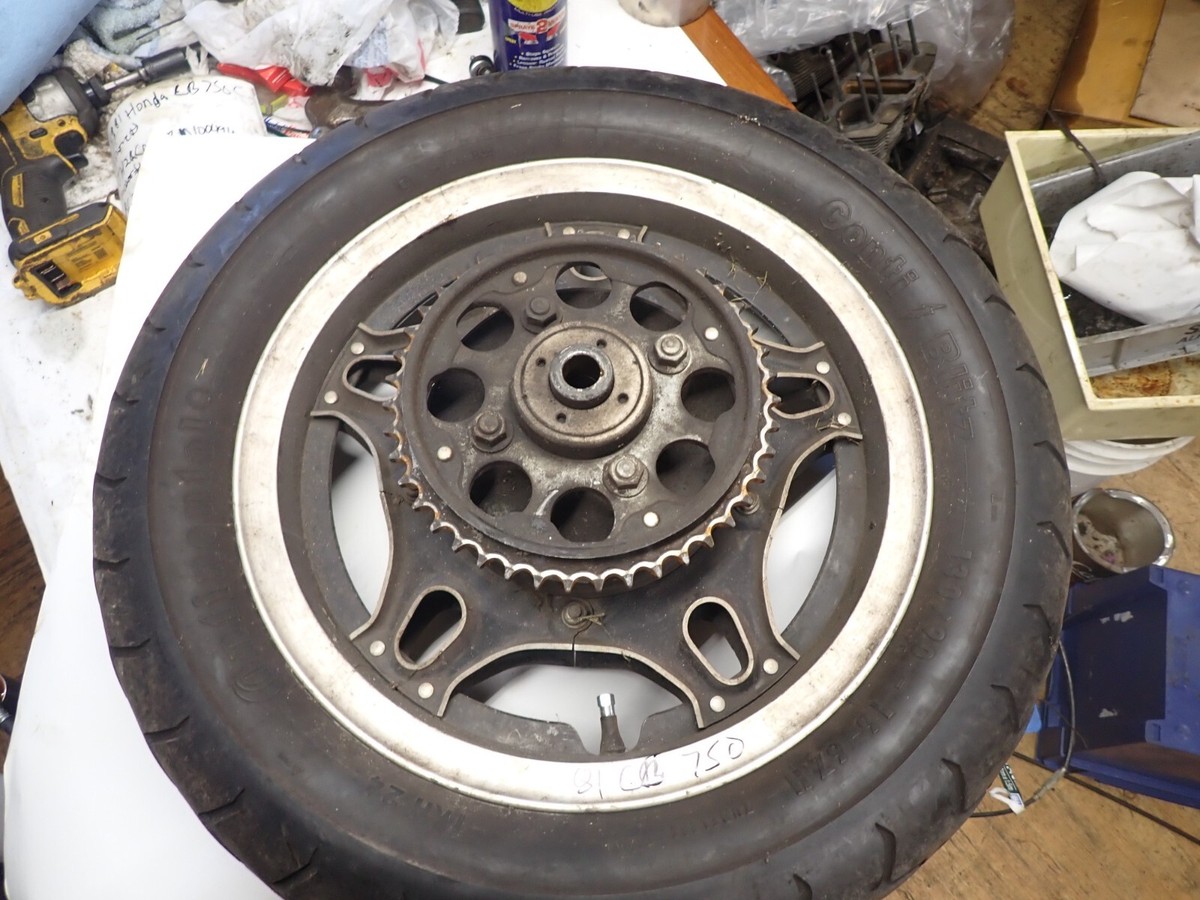 HONDA 1981 CB750 Rear wheel Rear Rim | eBay