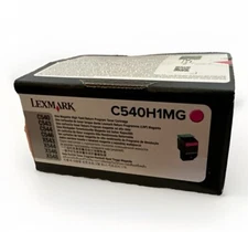 Lexmark C540H1MG OEM Magenta Toner Cartridge Genuine C540 C543 C544 C546 X543